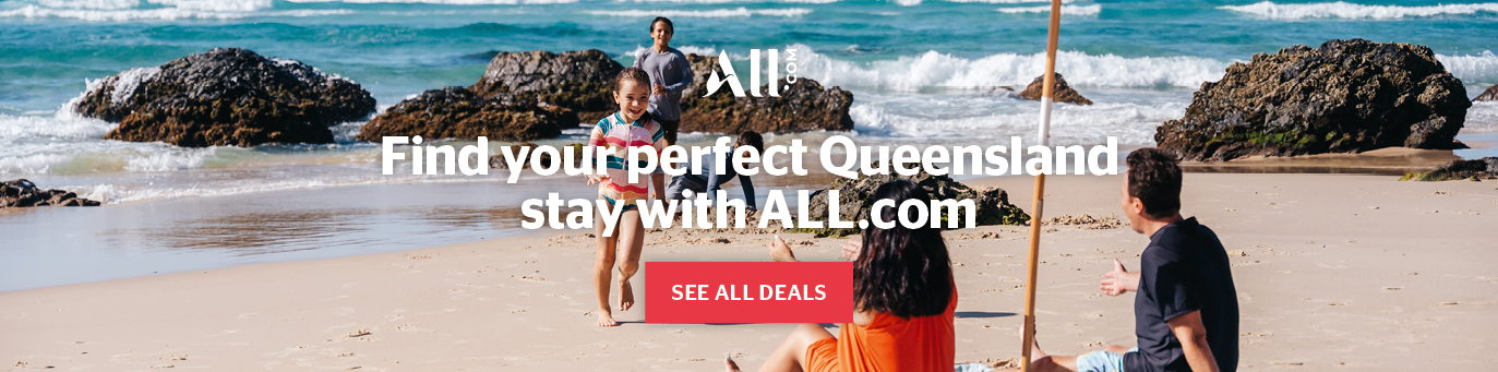 A family on the beach